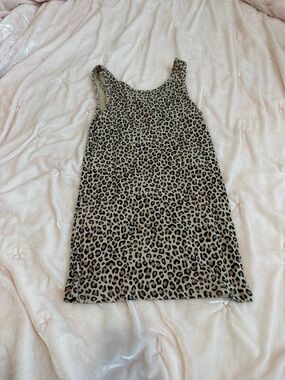 a new day Leopard Print Tank Top - Beige and Black